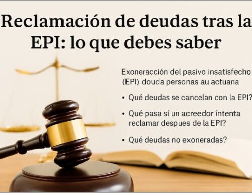 Reclamación de deudas tras el EPI. Como defenderse.